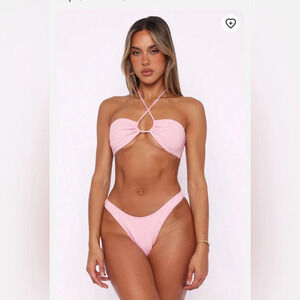 White Fox Boutique Sail Away Swim Set- Size M/L